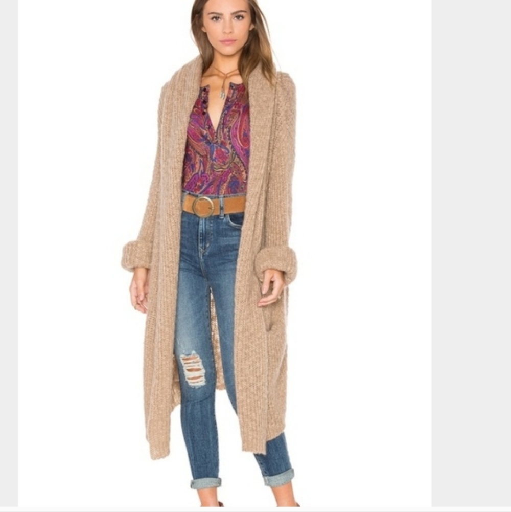 Rocky Barnes Stella Wool Blend Cardigan Sweater Size Small